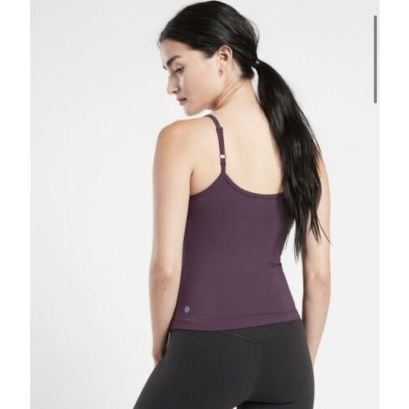 NEW NWT ATHLETA Violet Purple Powervita Twist Cami Tank Top Sz XS - Picture 2 of 9